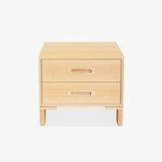 Sto Bedside (2 drawer) - Table by Apartmento gallery detail image