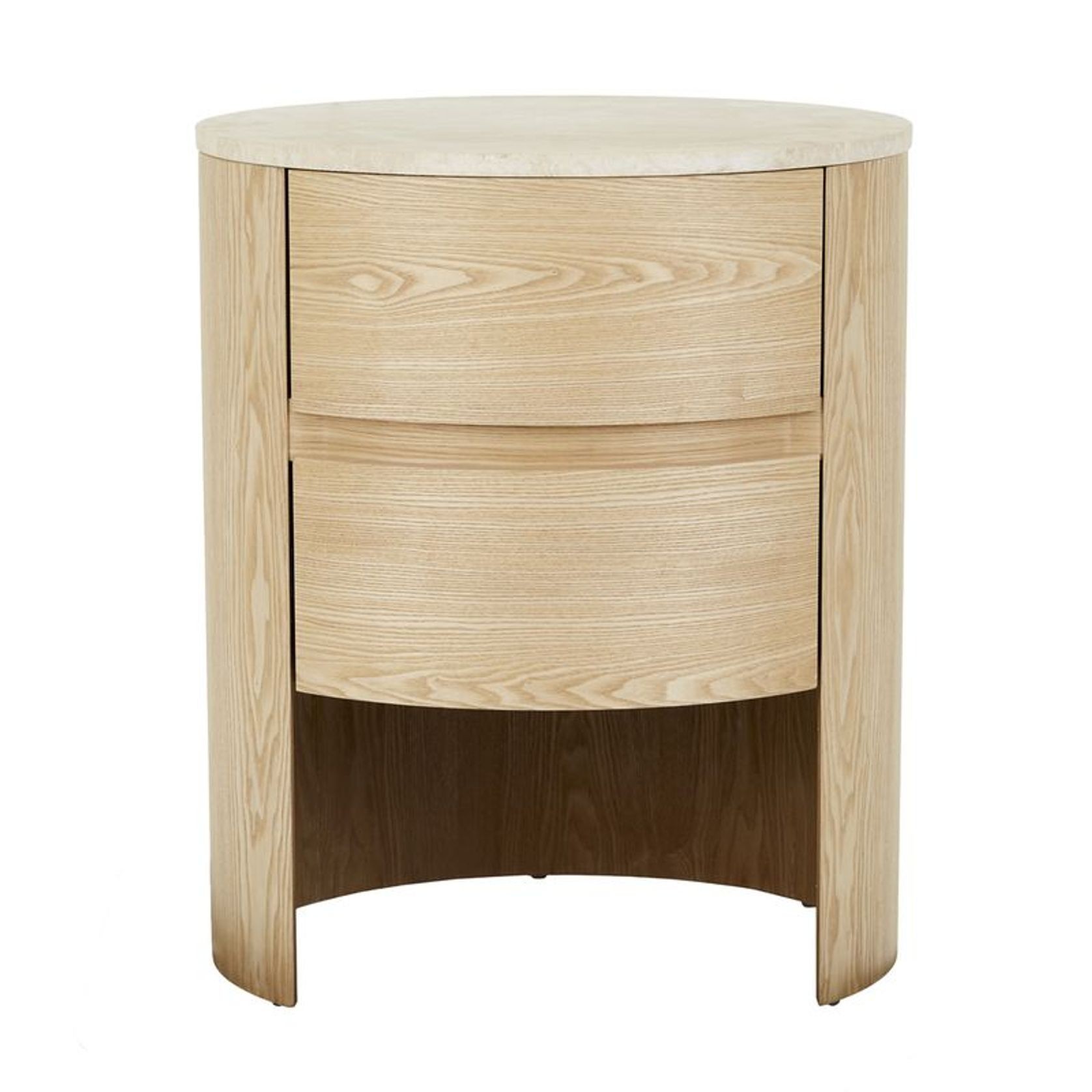 Oberon Lune Marble Bedside gallery detail image