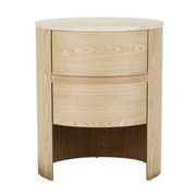Oberon Lune Marble Bedside gallery detail image