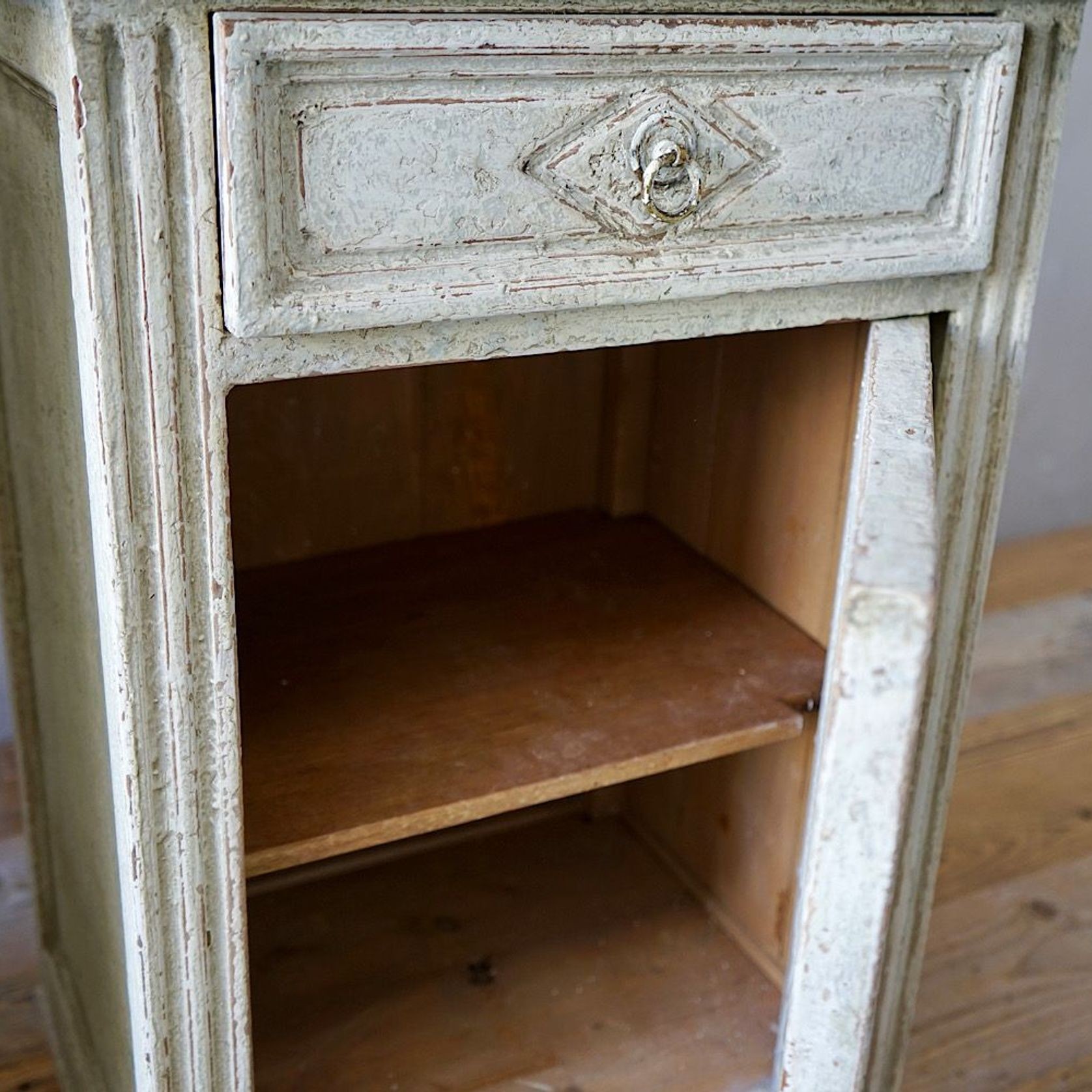 Antique French Directoire Bedside Cabinets (Pair) gallery detail image