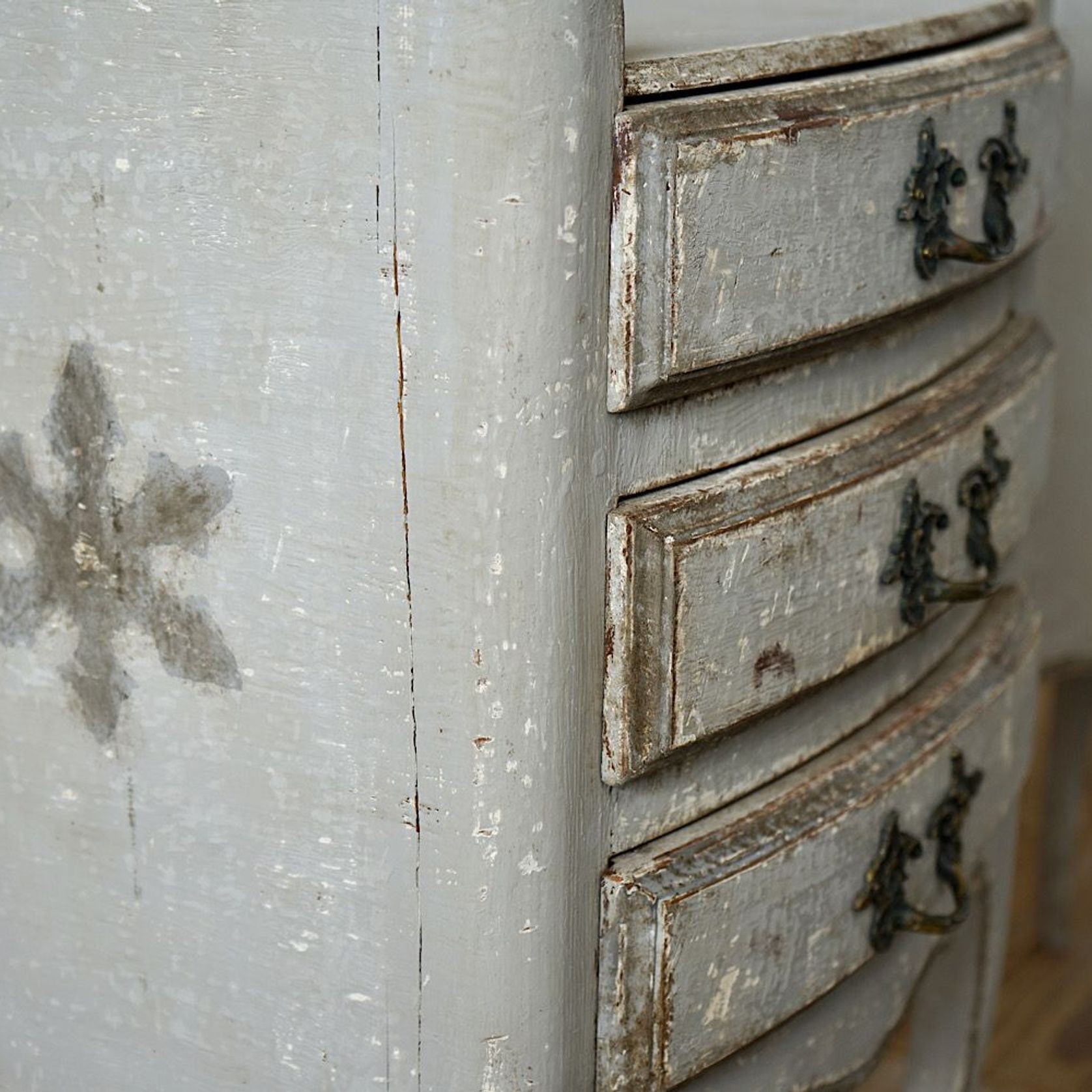 Antique French Louis XV Bedside Cabinets (Pair) gallery detail image