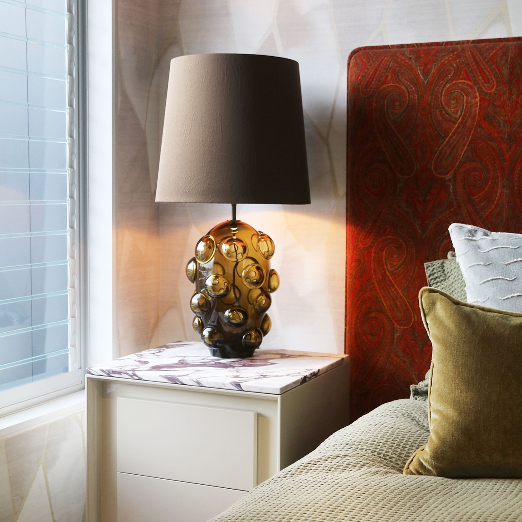 Zurich Three Drawer Bedside gallery detail image