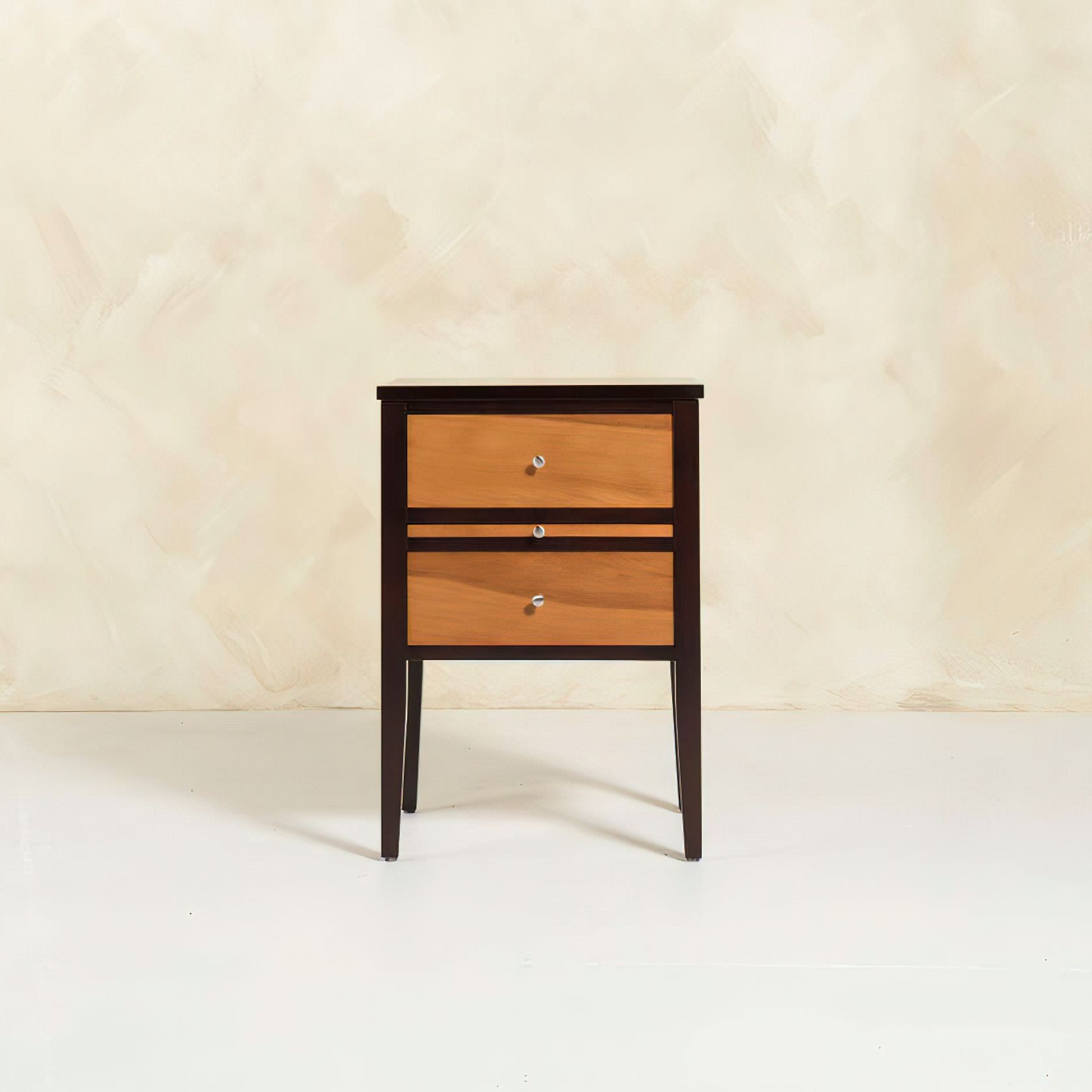 Newport Bedside Cabinet Pair 2 Drawer/Slide gallery detail image