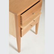 Newport Bedside Cabinet Pair 2 Drawer/Slide gallery detail image