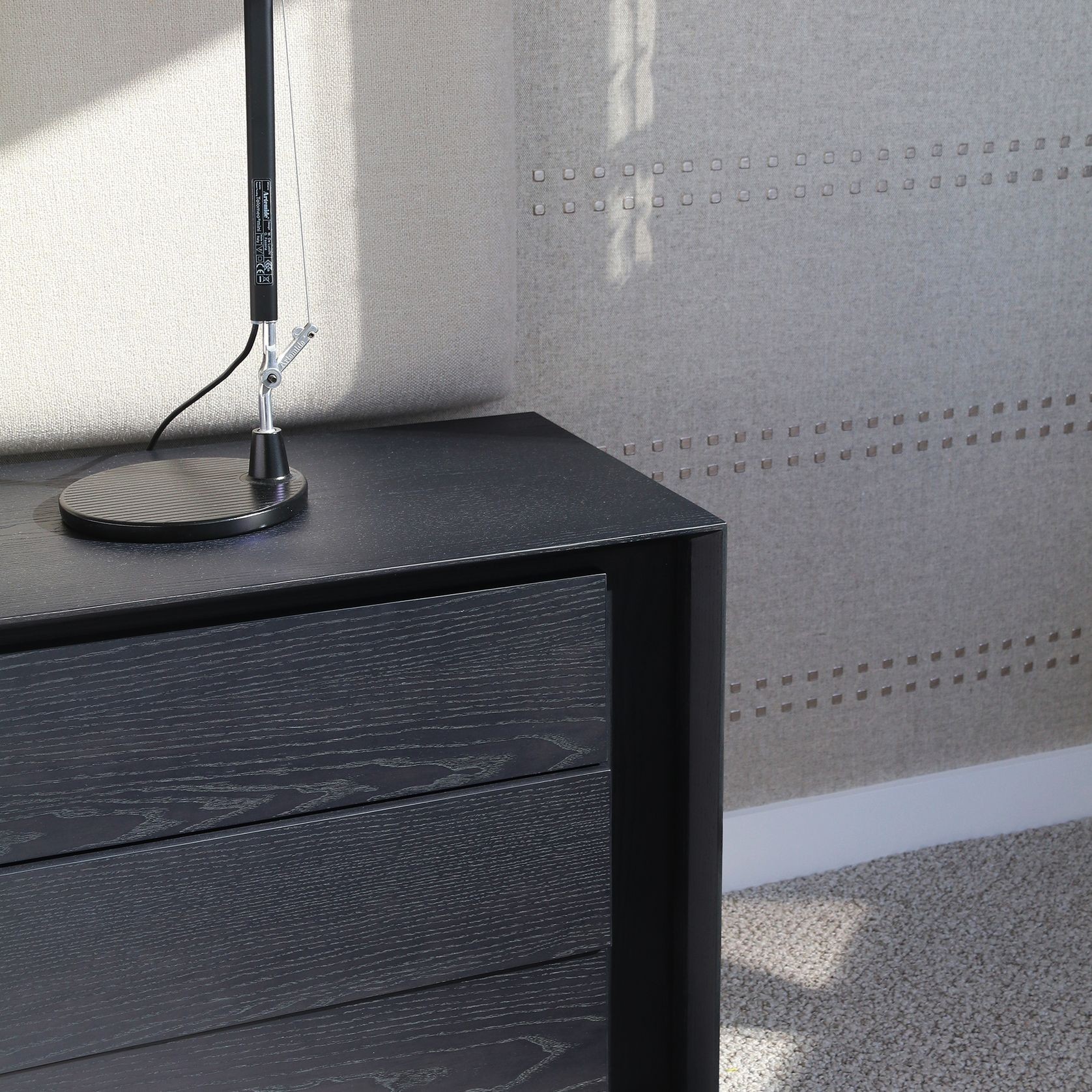 Zurich Three Drawer Bedside gallery detail image