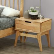 Paris Hardwood Bedside Table | Nightstand | Natural gallery detail image