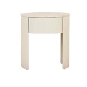 Oberon Crescent Marble Bedside gallery detail image