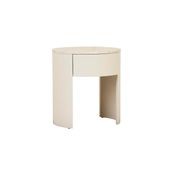 Oberon Crescent Marble Bedside gallery detail image