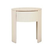Oberon Crescent Marble Bedside gallery detail image