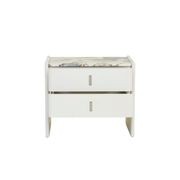 Pearce Marble 2 Drawer Bedside gallery detail image