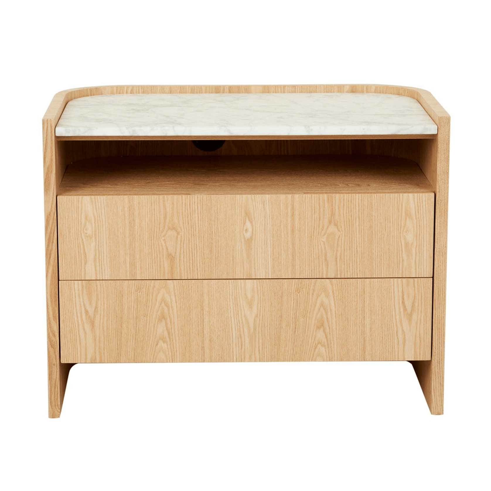 Elsie Two Drawer Bedside gallery detail image