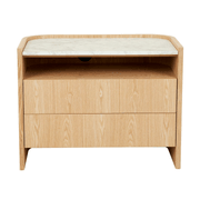 Elsie Two Drawer Bedside gallery detail image