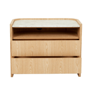 Elsie Two Drawer Bedside gallery detail image
