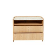 Elsie Two Drawer Bedside gallery detail image