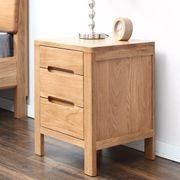 Humbie Natural Solid Oak Bedside Table gallery detail image