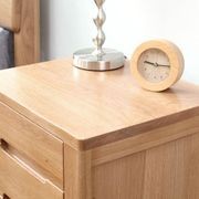 Humbie Natural Solid Oak Bedside Table gallery detail image