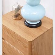 Manchester Natural Solid Oak Bedside Table gallery detail image