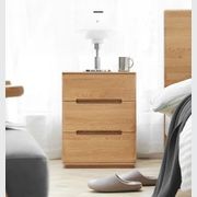 Manchester Natural Solid Oak Bedside Table gallery detail image