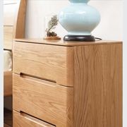 Manchester Natural Solid Oak Bedside Table gallery detail image