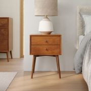 Mid-Century Closed Bedside Table gallery detail image