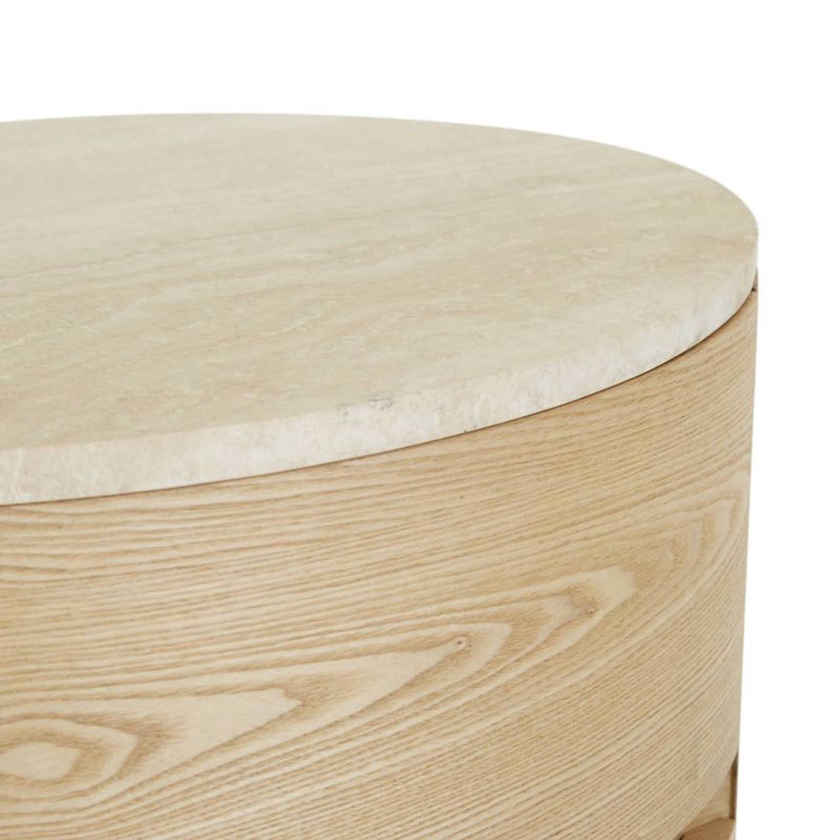 Oberon Lune Marble Bedside gallery detail image
