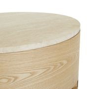 Oberon Lune Marble Bedside gallery detail image