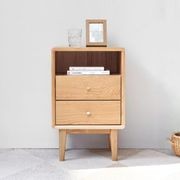 Oslo Natural Solid Oak Bedside Table gallery detail image