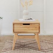 Paris Hardwood Bedside Table | Nightstand | Natural gallery detail image