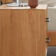 Prunus Solid Cherry Bedside Table Design Two gallery detail image