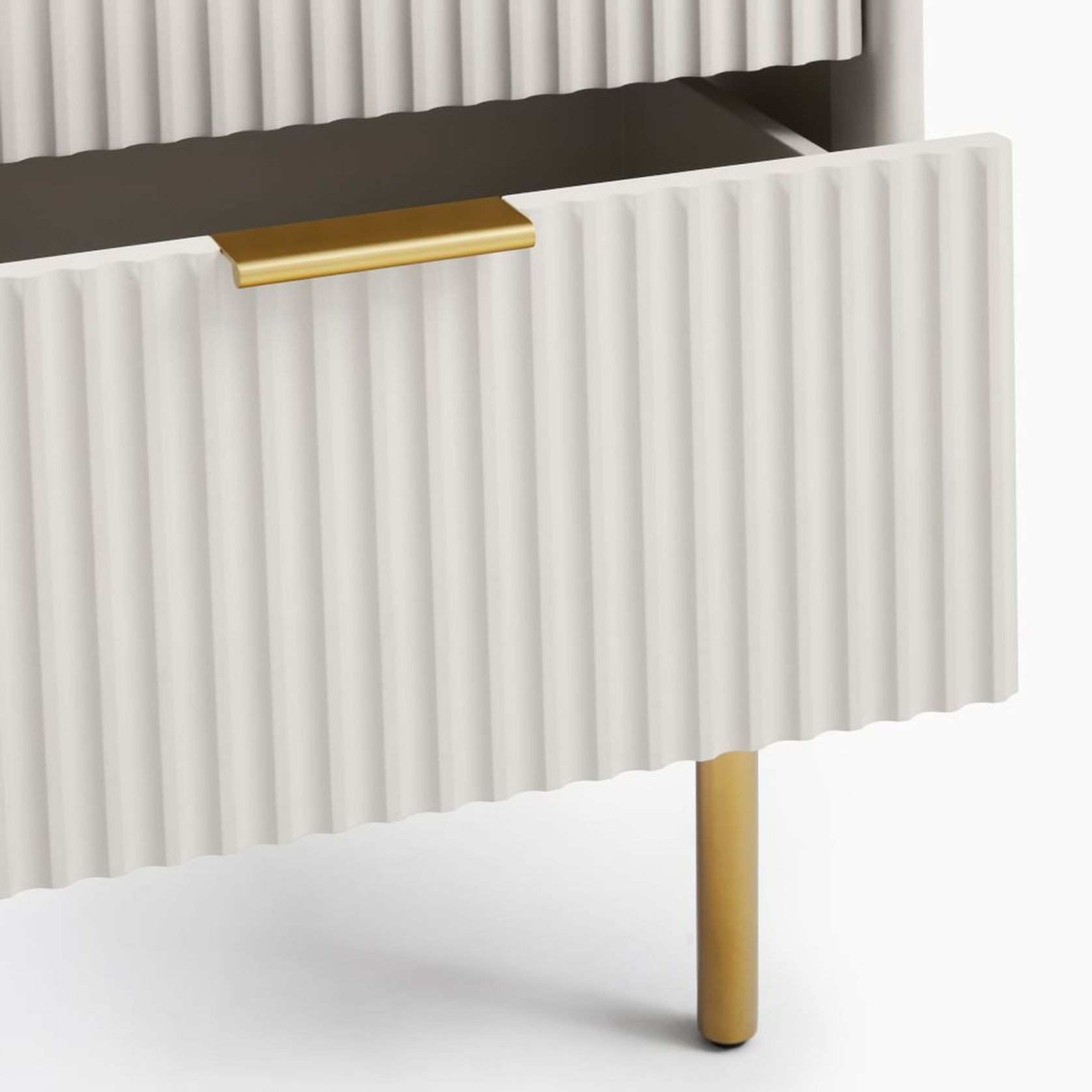 Quinn Closed 2-Drawer Bedside Table gallery detail image