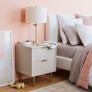 Quinn Closed 2-Drawer Bedside Table gallery detail image