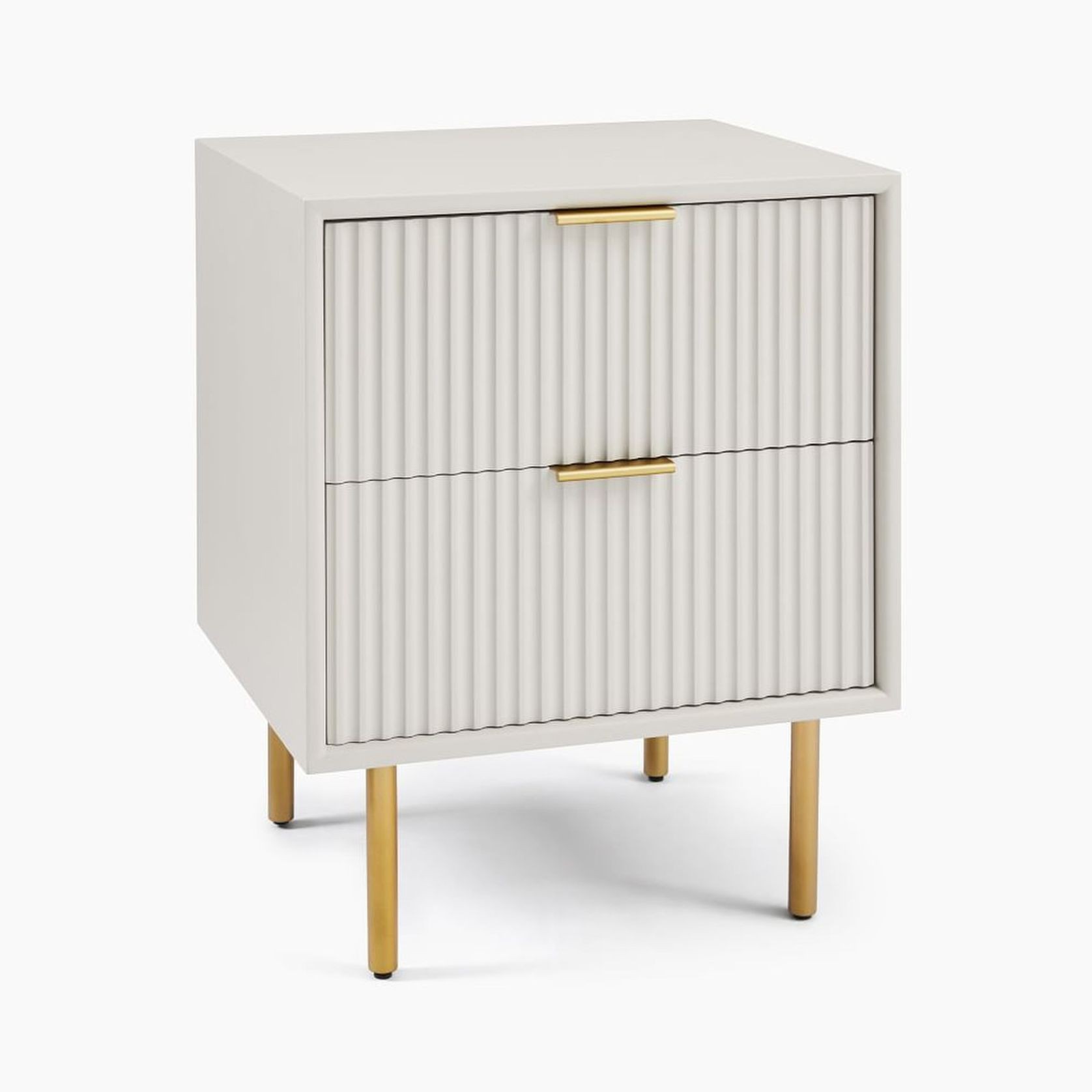 Quinn Closed 2-Drawer Bedside Table gallery detail image