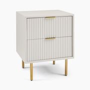 Quinn Closed 2-Drawer Bedside Table gallery detail image