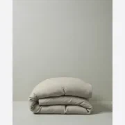 Ravello Linen Quilt Cover - Bone | Weave Home Bed Linen gallery detail image