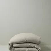 Ravello Linen Quilt Cover - Bone | Weave Home Bed Linen gallery detail image
