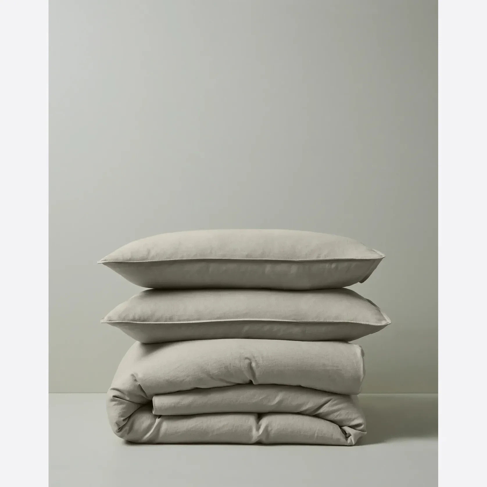 Ravello Linen Quilt Cover - Bone | Weave Home Bed Linen gallery detail image