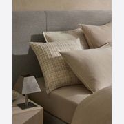 Ravello Linen Quilt Cover - Bone | Weave Home Bed Linen gallery detail image