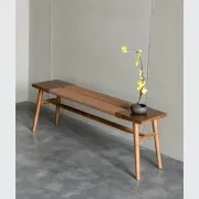 Japandi Rope Woven Dining Bench Woven gallery detail image