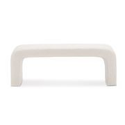 Harper 120cm Arch Bench Seat | Cream Bouclé gallery detail image