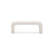 Harper 120cm Arch Bench Seat | Cream Bouclé gallery detail image