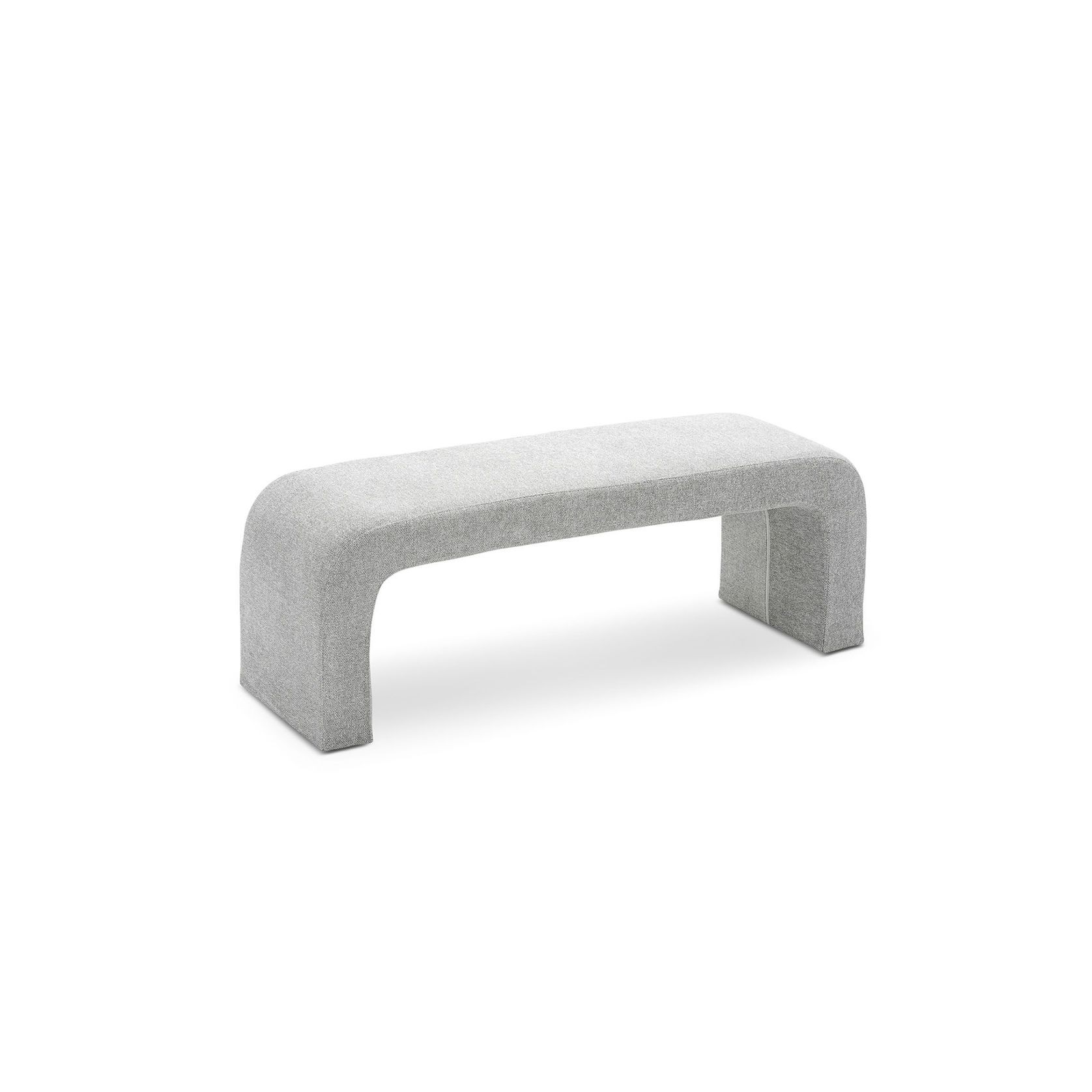 Harper 120cm Arch Bench Seat | Hail Grey gallery detail image