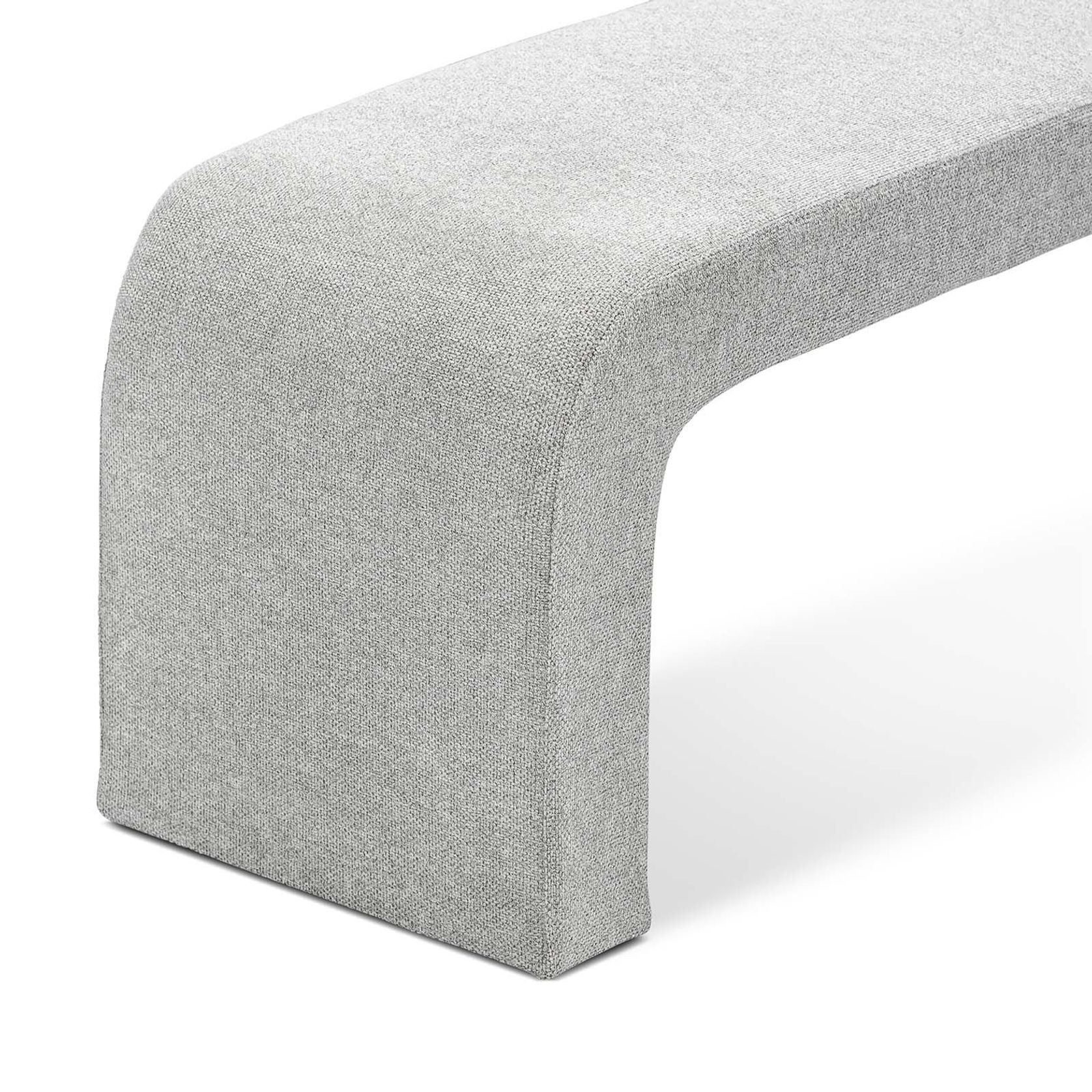 Harper 120cm Arch Bench Seat | Hail Grey gallery detail image