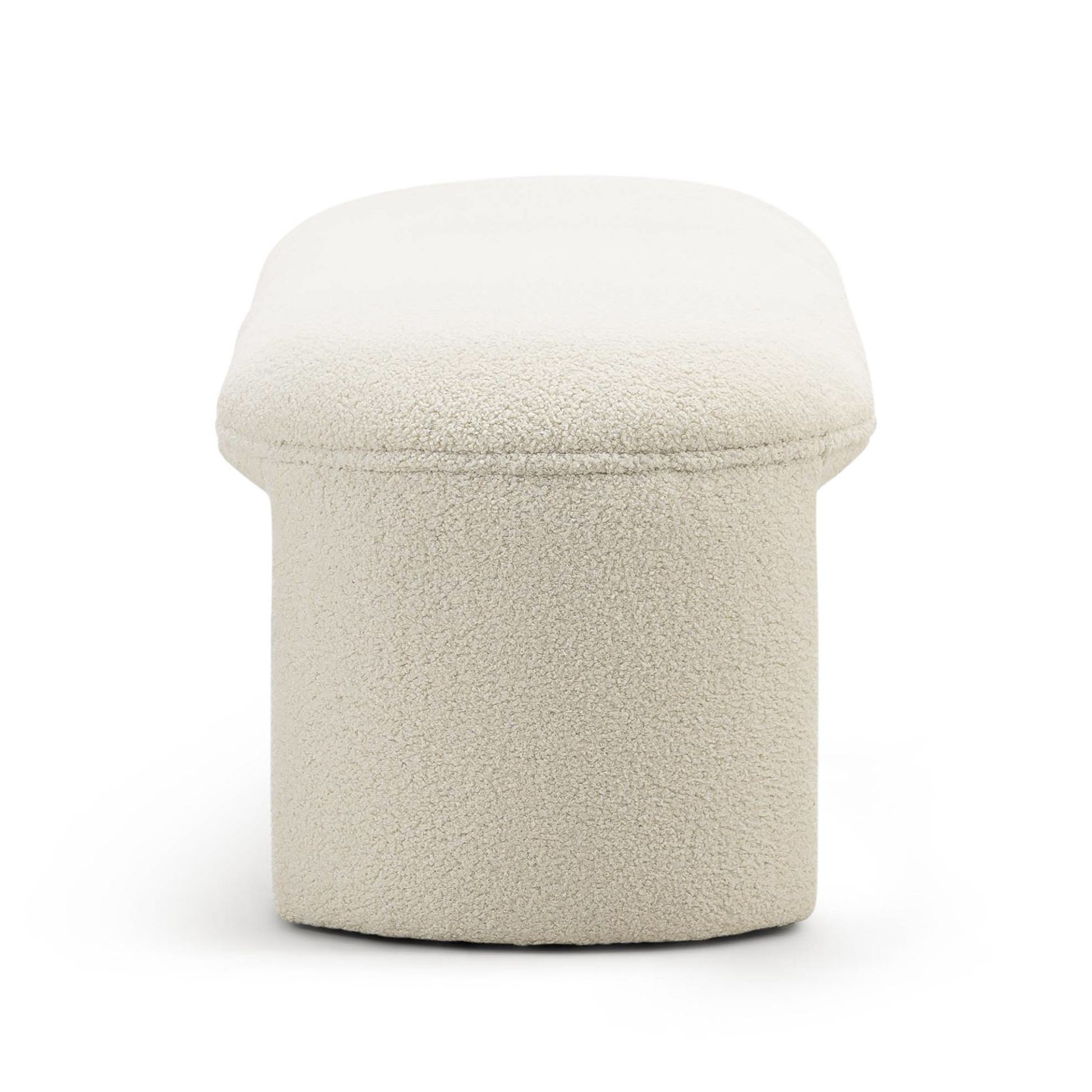 Remi 120cm Bench Seat | Teddy Cream gallery detail image