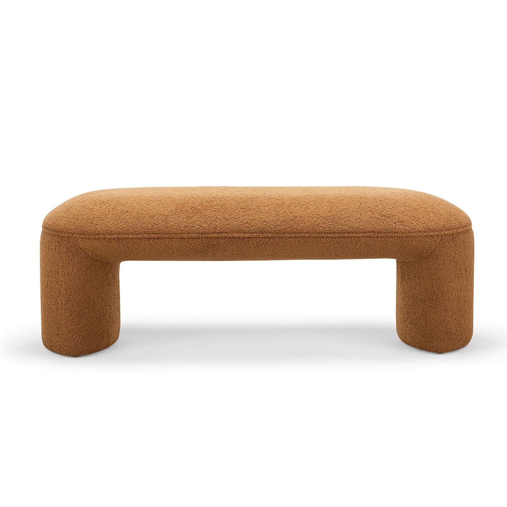 Remi 120cm Bench Seat | Teddy Rust gallery detail image