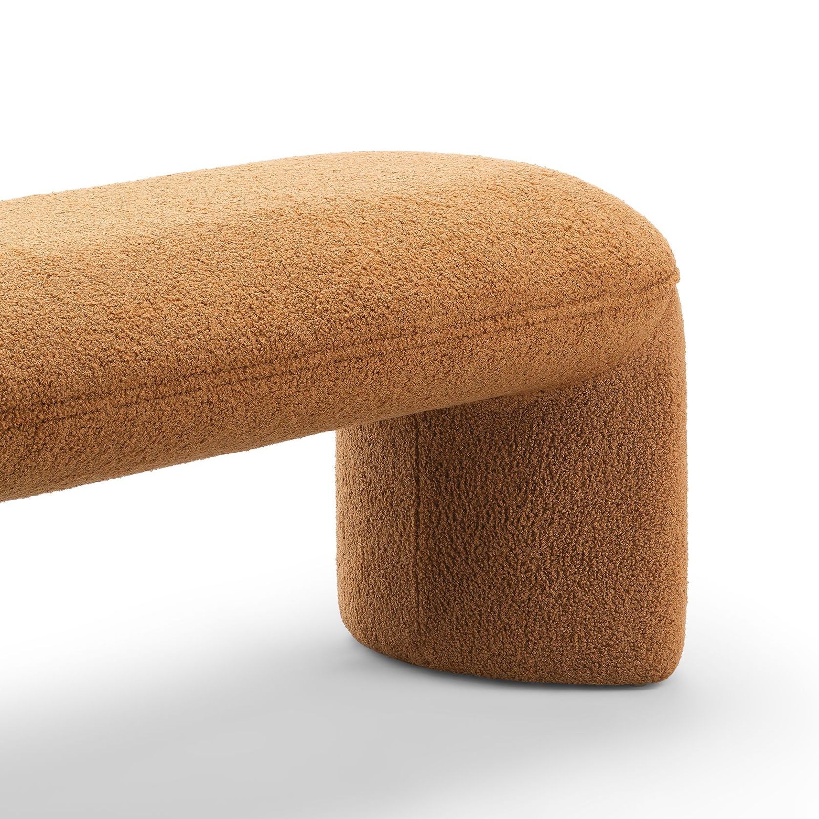 Remi 120cm Bench Seat | Teddy Rust gallery detail image