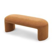 Remi 120cm Bench Seat | Teddy Rust gallery detail image
