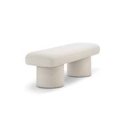 Nico 140cm Bench Seat | Cream Boucle gallery detail image