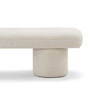 Nico 140cm Bench Seat | Cream Boucle gallery detail image