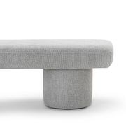 Nico 140cm Bench Seat | Hail Grey gallery detail image
