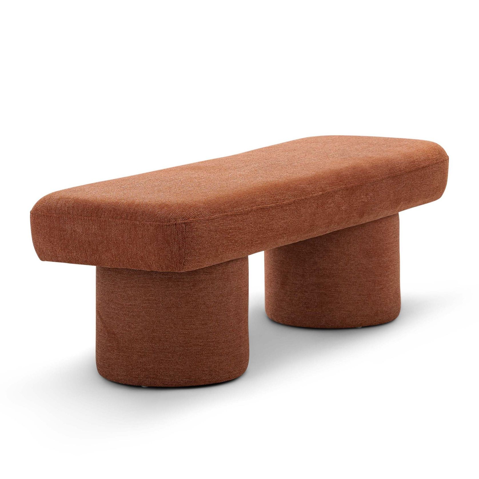 Nico 140cm Bench Seat | Rust Orange gallery detail image